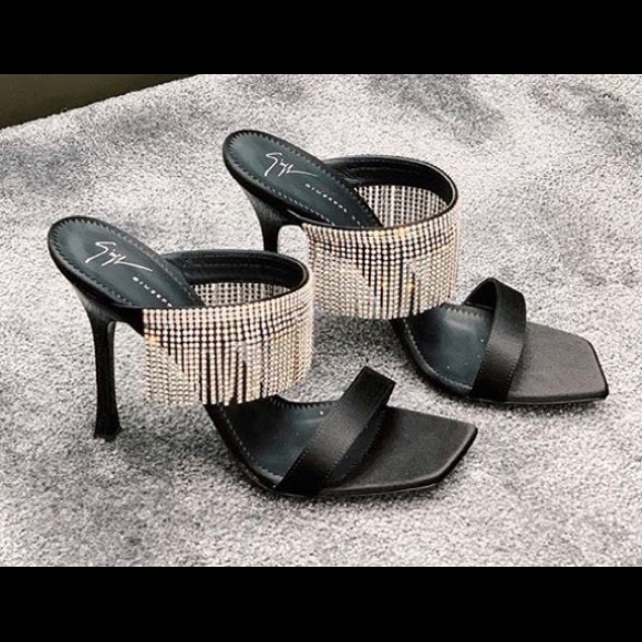 giuseppe zanotti NIB Swarovski crystal fringe heel - Picture 7 of 16